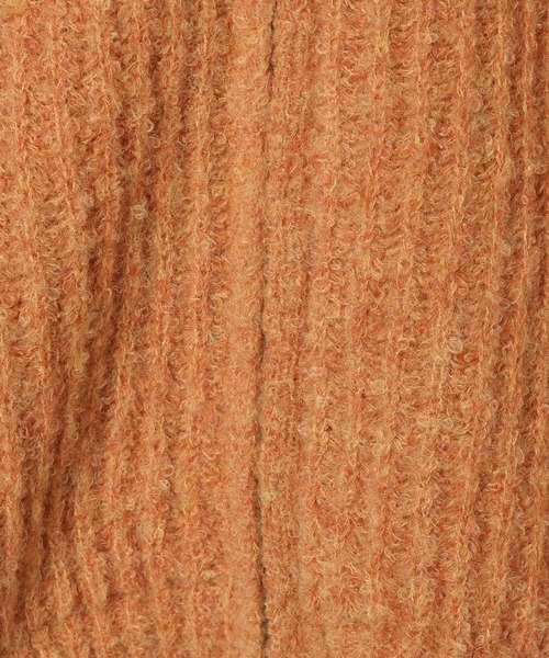 BAYFLOW（ベイフロー）の「[軽アウターとしても]ループヤーンBIGニットパーカー（ニット/セーター・レディース・グレー/オフホワイト/オレンジ・FREE）」の22枚目の写真