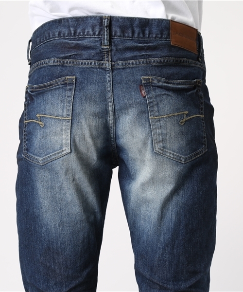 JACKROSE（ジャックローズ）の「ハイパーストレッチ クールマックス スタンダード加工デニム（デニムパンツ・メンズ・インディゴブルー/サックスブルー・L/M/S/XL）」の7枚目の写真