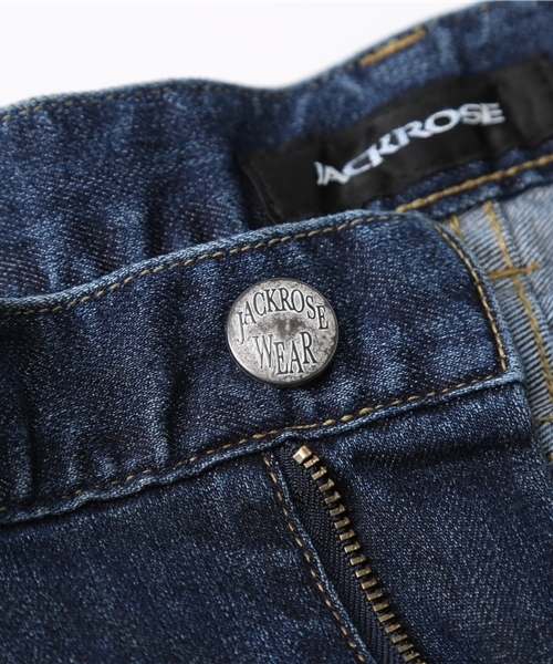 JACKROSE（ジャックローズ）の「ハイパーストレッチ クールマックス スタンダード加工デニム（デニムパンツ・メンズ・インディゴブルー/サックスブルー・L/M/S/XL）」の14枚目の写真