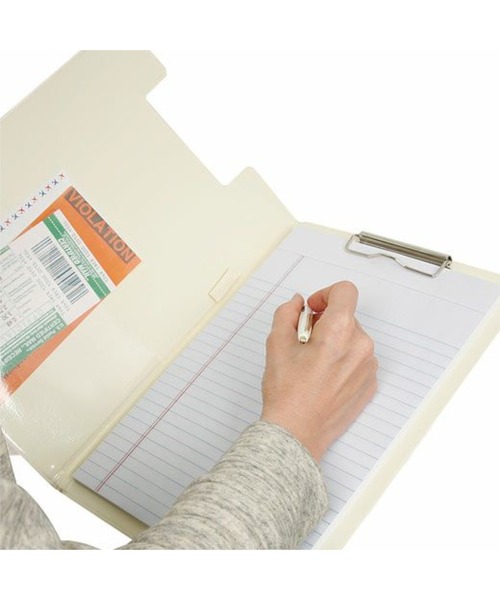 PENCO（ペンコ）の「penco ペンコ クリップボード 二つ折り バインダー 用箋挟 A4（ステーショナリー・レディース・グリーン/ブルー/グレー/ネイビー/パープル/イエロー/ブラウン/ピンク/レッド/カーキ/ワイン/アイボリー/ブラック・FREE）」の18枚目の写真