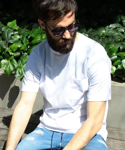 BEAUTY&YOUTH UNITED ARROWS(ビューティーアンドユースユナイテッドアローズ)の「BY ∴ クイック クルーネック Tシャツ◆(Tシャツ/カットソー・メンズ・ホワイト/ダークグレー/ネイビー/マスタード・X-LARGE/SMALL/MEDIUM/LARGE)」の1枚目の写真
