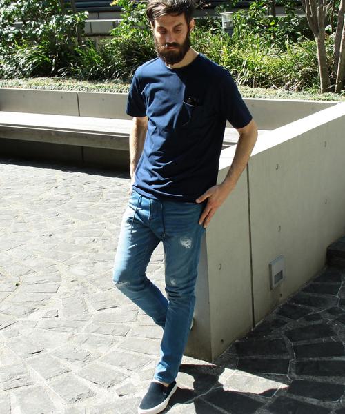 BEAUTY&YOUTH UNITED ARROWS(ビューティーアンドユースユナイテッドアローズ)の「BY ∴ クイック クルーネック Tシャツ◆(Tシャツ/カットソー・メンズ・ホワイト/ダークグレー/ネイビー/マスタード・X-LARGE/SMALL/MEDIUM/LARGE)」の9枚目の写真
