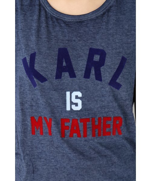 FIGARO Paris（フィガロパリ）の「ELEVEN PARIS KARL Tシャツ◆（Tシャツ/カットソー・レディース・ブルー系その他・38/36）」の9枚目の写真