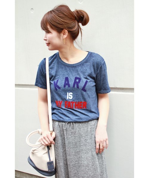 FIGARO Paris（フィガロパリ）の「ELEVEN PARIS KARL Tシャツ◆（Tシャツ/カットソー・レディース・ブルー系その他・38/36）」の14枚目の写真