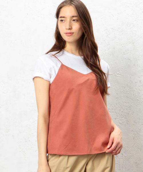 green label relaxing（グリーンレーベルリラクシング）の「KC R/PパウダーSFN CAMI ブラウス◆（シャツ/ブラウス・レディース・ブラック/ベージュ/オレンジ系その他・FREE）」の3枚目の写真