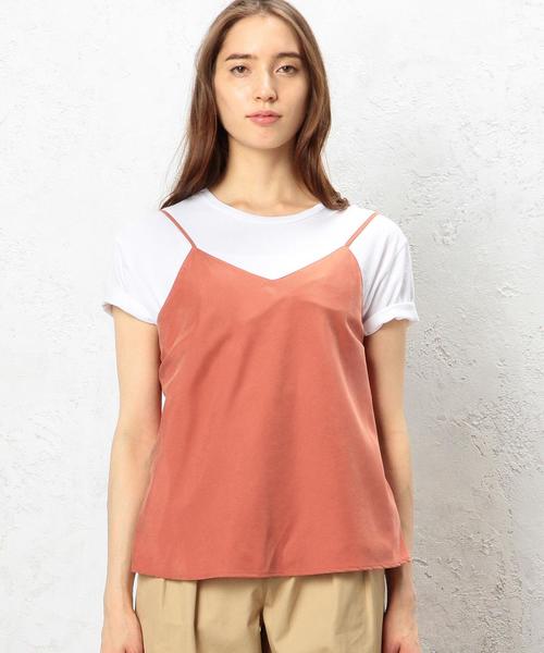 green label relaxing（グリーンレーベルリラクシング）の「KC R/PパウダーSFN CAMI ブラウス◆（シャツ/ブラウス・レディース・ブラック/ベージュ/オレンジ系その他・FREE）」の5枚目の写真