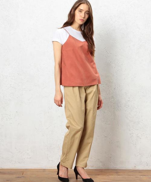 green label relaxing（グリーンレーベルリラクシング）の「KC R/PパウダーSFN CAMI ブラウス◆（シャツ/ブラウス・レディース・ブラック/ベージュ/オレンジ系その他・FREE）」の7枚目の写真