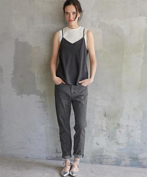 green label relaxing（グリーンレーベルリラクシング）の「KC R/PパウダーSFN CAMI ブラウス◆（シャツ/ブラウス・レディース・ブラック/ベージュ/オレンジ系その他・FREE）」の10枚目の写真