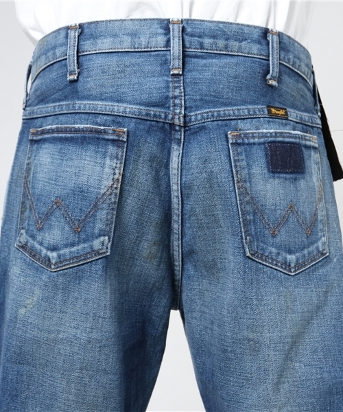 Wrangler(ラングラー)の「WRANGLER クラッシュテーパードデニム(デニムパンツ・メンズ・インディゴブルー・L/S/M)」の5枚目の写真