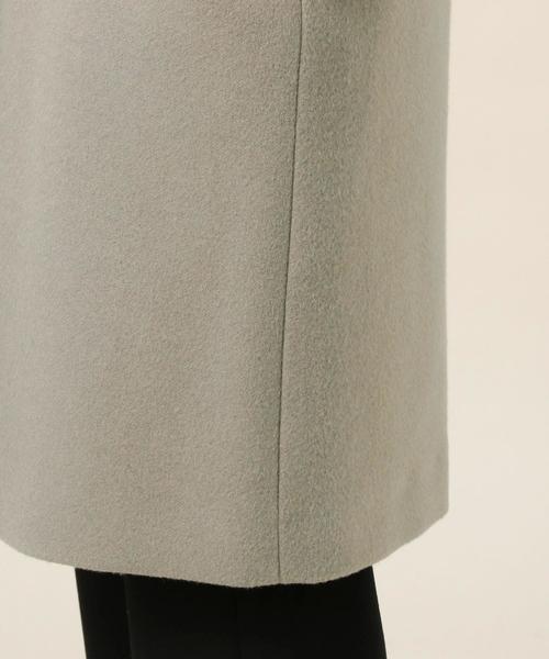 BEAUTY&YOUTH UNITED ARROWS（ビューティーアンドユースユナイテッドアローズ）の「BY ビーバー ノーカラーコート◆（その他アウター・レディース・ブラック/モカ/レッド・MEDIUM/SMALL）」の9枚目の写真