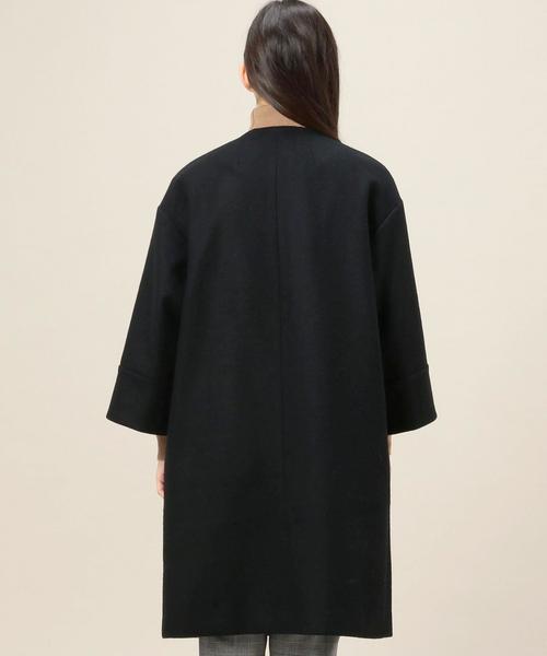 BEAUTY&YOUTH UNITED ARROWS（ビューティーアンドユースユナイテッドアローズ）の「BY ビーバー ノーカラーコート◆（その他アウター・レディース・ブラック/モカ/レッド・MEDIUM/SMALL）」の16枚目の写真