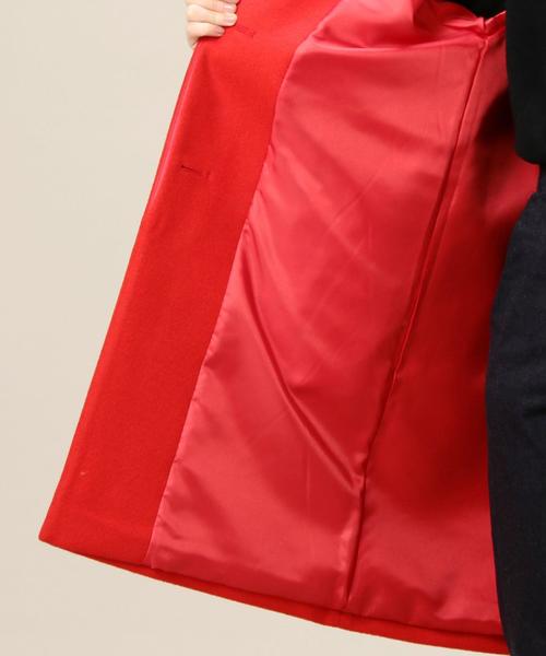 BEAUTY&YOUTH UNITED ARROWS（ビューティーアンドユースユナイテッドアローズ）の「BY ビーバー ノーカラーコート◆（その他アウター・レディース・ブラック/モカ/レッド・MEDIUM/SMALL）」の11枚目の写真