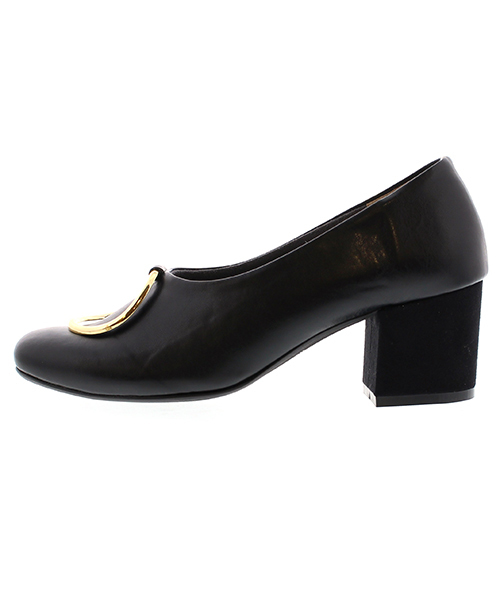 JELLY BEANS（ジェリービーンズ）の「【Sweet2月号掲載】メタルリングコウブカパンプス(134-2155)JELLY BEANS(ジェリービーンズ)（パンプス・レディース・パイソン/ブラック/ホワイト・24/24.5/23/23.5/22.5）」の7枚目の写真