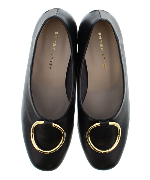 JELLY BEANS（ジェリービーンズ）の「【Sweet2月号掲載】メタルリングコウブカパンプス(134-2155)JELLY BEANS(ジェリービーンズ)（パンプス・レディース・パイソン/ブラック/ホワイト・24/24.5/23/23.5/22.5）」の8枚目の写真