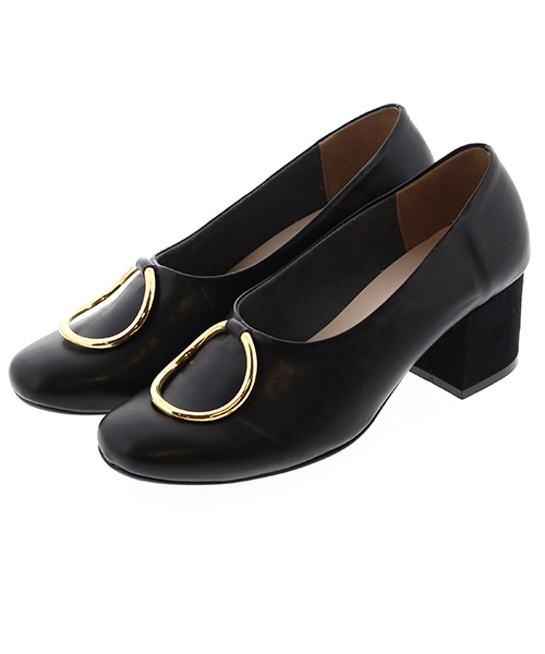 JELLY BEANS（ジェリービーンズ）の「【Sweet2月号掲載】メタルリングコウブカパンプス(134-2155)JELLY BEANS(ジェリービーンズ)（パンプス・レディース・パイソン/ブラック/ホワイト・24/24.5/23/23.5/22.5）」の12枚目の写真