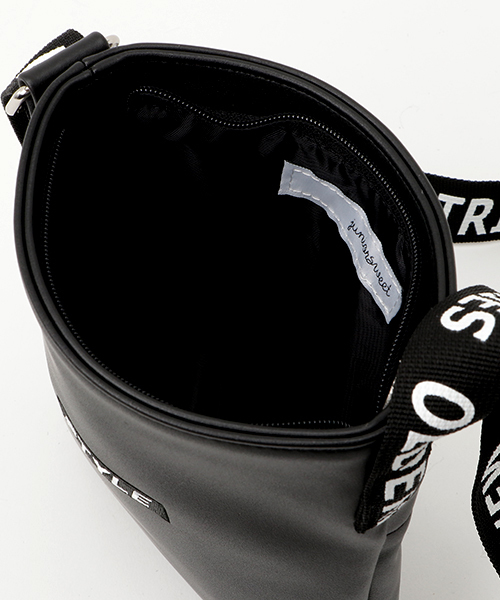 WEGO（ウィゴー）の「WEGO/ロゴテープショルダーバッグ（ショルダーバッグ・レディース・ブラック/ピンク系その他/ホワイト/シルバー/ブルー・FREE）」の11枚目の写真