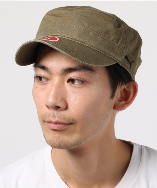 PUMA（プーマ）の「ミリタリー キャップ（キャップ・メンズ・ネイビー/カーキ・フリー）」の2枚目の写真