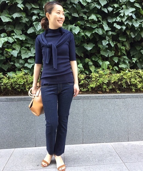 Deuxieme Classe（ドゥーズィエムクラス）の「追加JUST FIT DENIM◆（デニムパンツ・レディース・ネイビー・38/36/34）」の18枚目の写真