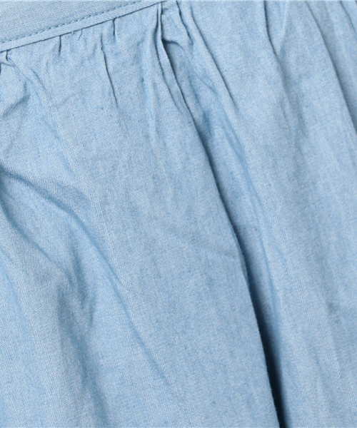 MERLOT（メルロー）の「デニムアシンメトリースカート614-0527（デニムスカート・レディース・ライトブルー/ブルー・FREE）」の9枚目の写真