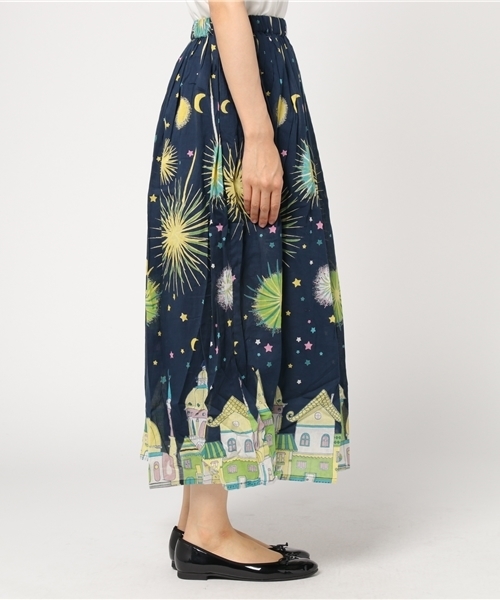 rovtski（ロフトスキー）の「rovtski 花火柄スカート/5L17042616  