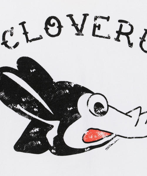 SHIPS（シップス）の「Cloveru:プリント TEE　2(100～160cm)（Tシャツ/カットソー・キッズ・オフホワイト/ライム・100/120/110/130/S/145/M/160）」の6枚目の写真