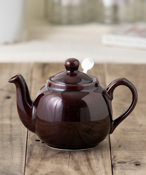 London Pottery（ロンドンポッタリー）の「London Pottery ティーポット 2cup（食器・レディース・ブラック/レッド/グリーン/コバルトブルー/アクア/アイボリー/ブラウン/イエロー/オレンジ/グレー/ピンク/モカ/コーラル/グレイッシュベージュ/ダークグリーン/ナチュラル/ブラウン系その他/ダークブラウン/ミント/マスタード/ラベンダー/ワインレッド/ライトピンク・FREE）」の3枚目の写真
