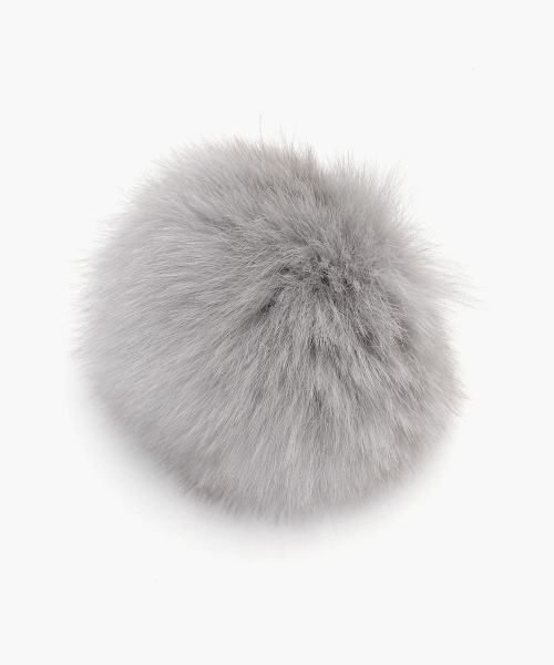 le.coeur blanc（ルクールブラン）の「ファーチャーム付きベロア巾着（ショルダーバッグ・レディース・ネイビー/ライトグレー・FREE）」の15枚目の写真