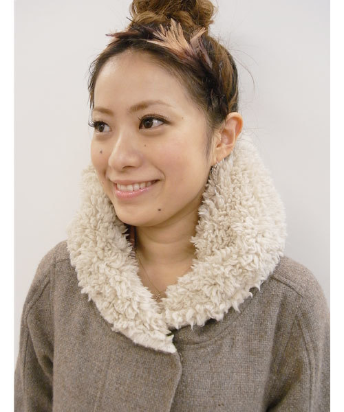 mystic（ミスティック）の「フードボアショートコート（その他アウター・レディース・モカ・ﾌﾘ-）」の5枚目の写真