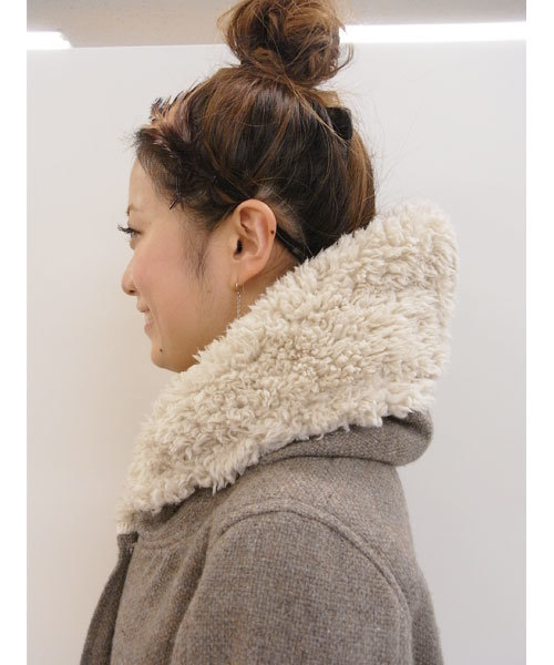 mystic（ミスティック）の「フードボアショートコート（その他アウター・レディース・モカ・ﾌﾘ-）」の10枚目の写真