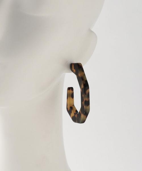 Steven Alan（スティーブンアラン）の「＜RACHEL COMEY＞FACTOR EARRINGS/ﾋﾟｱｽ（ピアス（両耳用）・レディース・ブラウン/ライトピンク・FREE）」の7枚目の写真