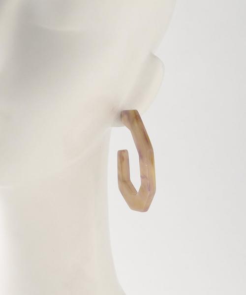 Steven Alan（スティーブンアラン）の「＜RACHEL COMEY＞FACTOR EARRINGS/ﾋﾟｱｽ（ピアス（両耳用）・レディース・ブラウン/ライトピンク・FREE）」の8枚目の写真