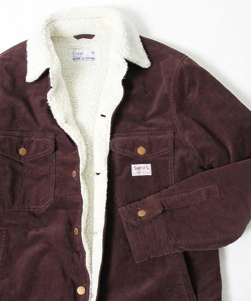 coen（コーエン）の「SMITH(スミス)別注コーディロイボアジャケット