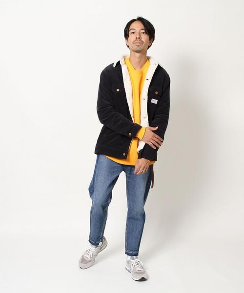 coen(コーエン)の「SMITH(スミス)別注コーディロイボアジャケット(ブルゾン・メンズ・ダークブラウン/ネイビー・MEDIUM/SMALL/X-LARGE/LARGE)」の4枚目の写真