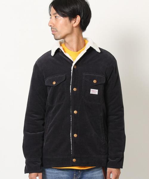 coen(コーエン)の「SMITH(スミス)別注コーディロイボアジャケット(ブルゾン・メンズ・ダークブラウン/ネイビー・MEDIUM/SMALL/X-LARGE/LARGE)」の7枚目の写真