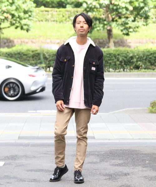 coen(コーエン)の「SMITH(スミス)別注コーディロイボアジャケット(ブルゾン・メンズ・ダークブラウン/ネイビー・MEDIUM/SMALL/X-LARGE/LARGE)」の13枚目の写真