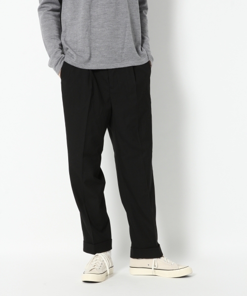GLOBAL WORK（グローバルワーク）の「ストレッチTRワイドテーパード/764285（その他パンツ・メンズ・ブラック/グレー/ダークグレー・MEDIUM/SMALL/X-LARGE/LARGE）」の2枚目の写真
