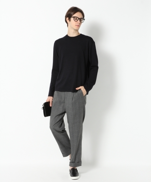 GLOBAL WORK（グローバルワーク）の「ストレッチTRワイドテーパード/764285（その他パンツ・メンズ・ブラック/グレー/ダークグレー・MEDIUM/SMALL/X-LARGE/LARGE）」の13枚目の写真