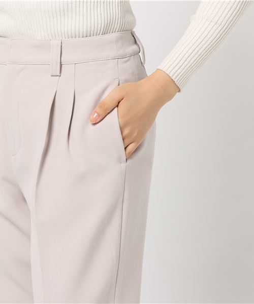 RIVE DROITE（リヴドロワ）の「Wクロス2タックパンツ（その他パンツ・レディース・ライトグレー/ピンク・36/38）」の8枚目の写真