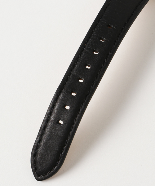 NIXON(ニクソン)の「THE PORTER 35 LEATHER NA11992523-00 GOLD/BLACK JPN(アナログ腕時計・レディース・ブラック×ゴールド・FREE)」の3枚目の写真