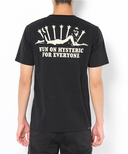 HYSTERIC GLAMOUR（ヒステリックグラマー）の「WICKED STAR pt T-SH（Tシャツ/カットソー・メンズ・ピンク/ブルー/ブラック・SMALL/MEDIUM/LARGE）」の6枚目の写真