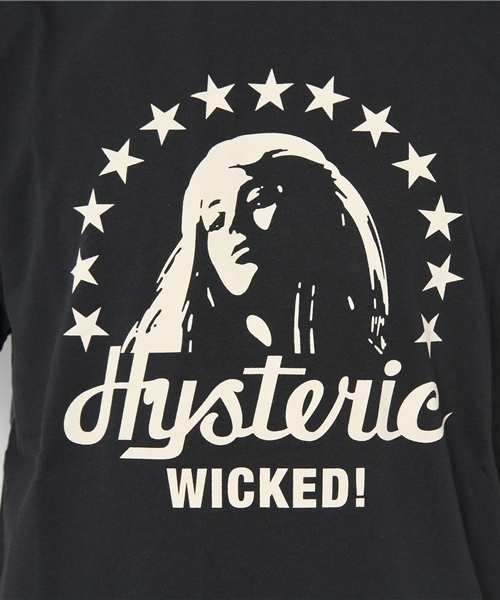 HYSTERIC GLAMOUR（ヒステリックグラマー）の「WICKED STAR pt T-SH（Tシャツ/カットソー・メンズ・ピンク/ブルー/ブラック・SMALL/MEDIUM/LARGE）」の9枚目の写真