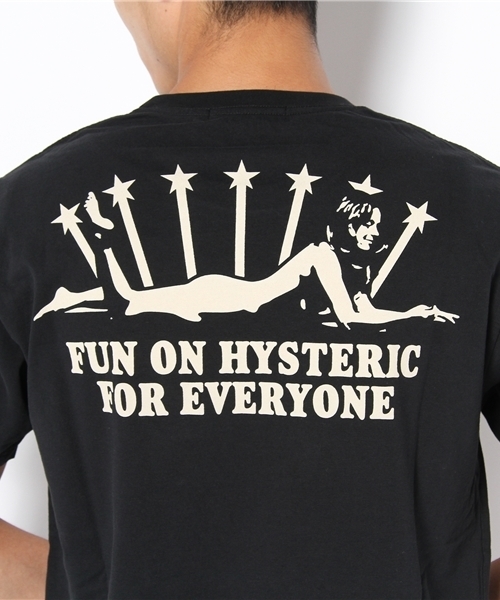 HYSTERIC GLAMOUR（ヒステリックグラマー）の「WICKED STAR pt T-SH（Tシャツ/カットソー・メンズ・ピンク/ブルー/ブラック・SMALL/MEDIUM/LARGE）」の10枚目の写真