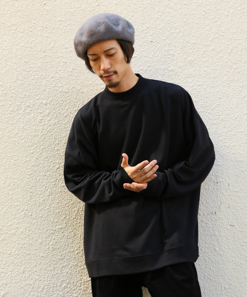 RAGEBLUE（レイジブルー）の「＜ZOZOTOWN限定＞裏毛スーパービッグモックネックスウェット/782436（スウェット・メンズ・ホワイト/ブラック/ネイビー・LARGE/MEDIUM/SMALL）」の17枚目の写真