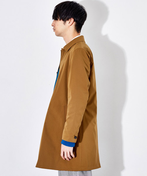 STUDIOUS（ステュディオス）の「【STUDIOUS】ムーブフィットステンカラースプリングコート（ステンカラーコート・メンズ・ベージュ/ネイビー/グリーン・1/2/3）」の16枚目の写真