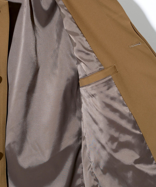 STUDIOUS（ステュディオス）の「【STUDIOUS】ムーブフィットステンカラースプリングコート（ステンカラーコート・メンズ・ベージュ/ネイビー/グリーン・1/2/3）」の18枚目の写真