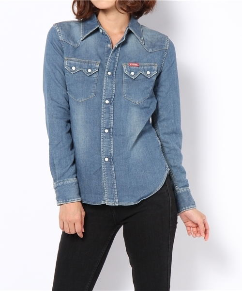 ヒステリックグラマー　長袖シャツ　ウエスタンシャツ　S HYSTERIC GLAMOUR ヒステリックグラマーシャツウエスタンシャツ