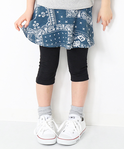 devirock（デビロック）の「ポケット付6分丈レギンス付柄フレアスカート スカッツ スカート付レギンス（レギンス/スパッツ・キッズ・その他7/その他2/その他9/その他3/その他6/その他8/その他1/その他4/その他5/その他10/その他11/その他12・140cm/100cm/150cm/160cm/110cm/130cm/90cm/120cm）」の9枚目の写真