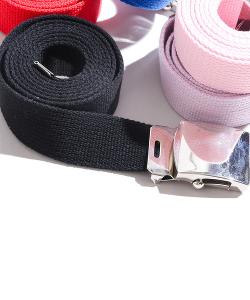 WEGO（ウィゴー）の「WEGO/カラーガチャベルト（ベルト・レディース・イエロー/ブラック/ブルー/ライトピンク/パープル/グリーン/オレンジ/ライトパープル/ホワイト/レッド・FREE）」の3枚目の写真