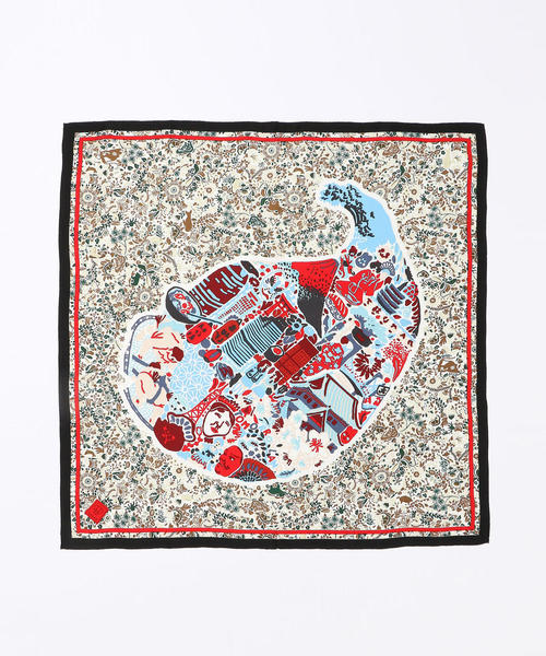 caban（キャバン）の「【別注】mii × CABaN CITYプリントスカーフ