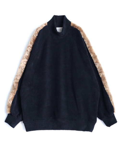 SHAREEF（シャリーフ）の「POLYESTER MOLE MOCK-NECK P/O（Tシャツ 